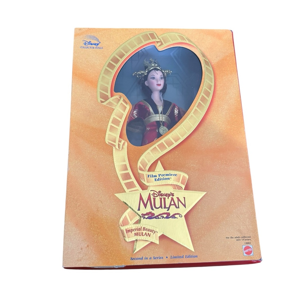 Vintage Walt Disney Mulan Imperial Beauty Doll-1998-Film Premiere Edition NIB